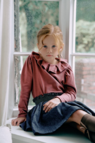 Kara smocked skirt