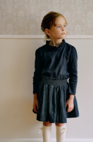 Kara smocked skirt