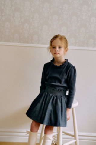 Kara smocked skirt