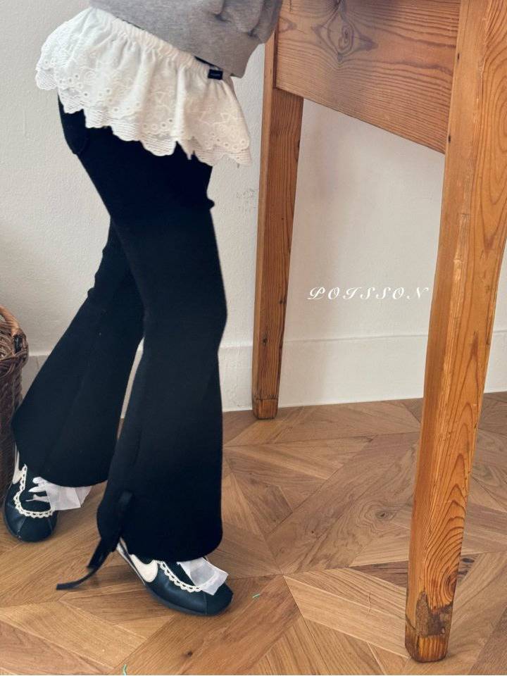 Ribbon Knit Pants