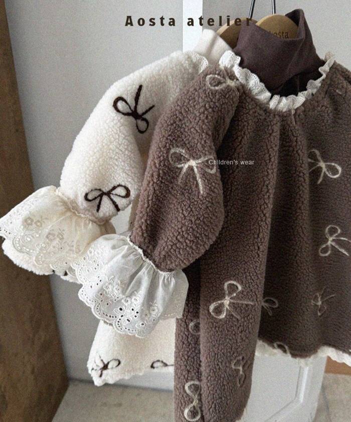 Ribbon Fleece Dress