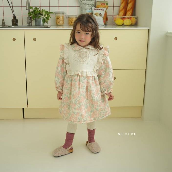 Sophia Quilted Flower Dress