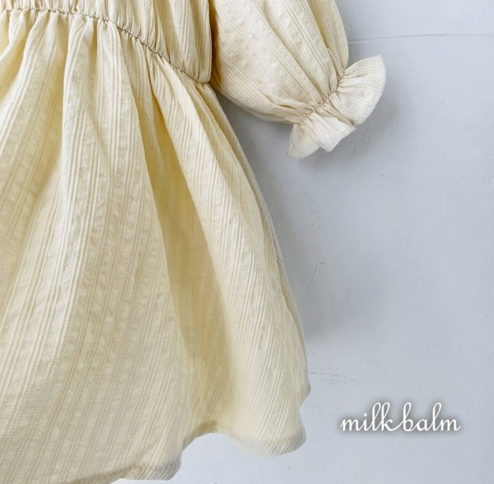 Yellow Cross Stitch Dress