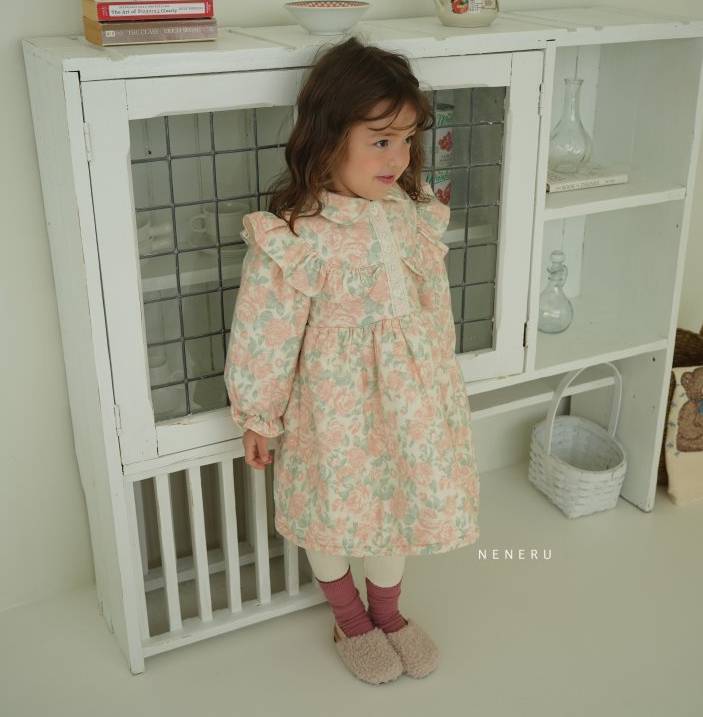 Sophia Quilted Flower Dress