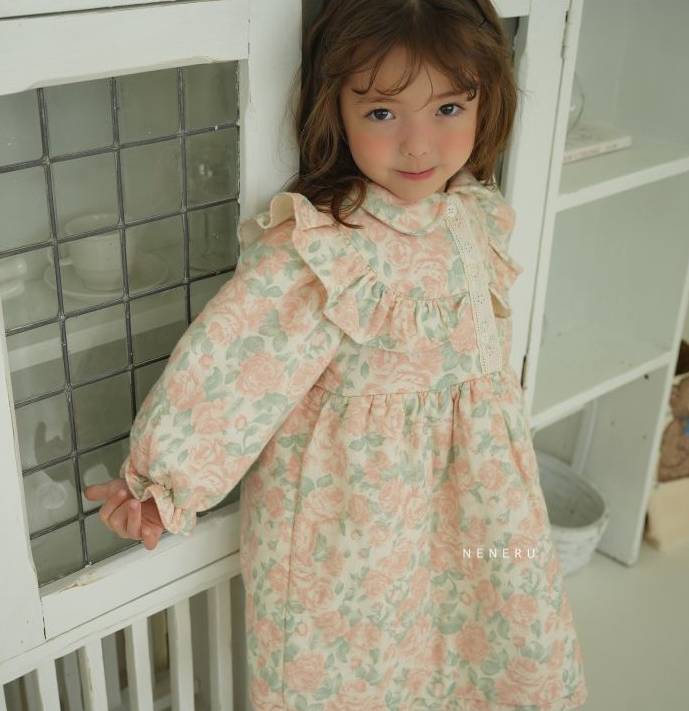 Sophia Quilted Flower Dress